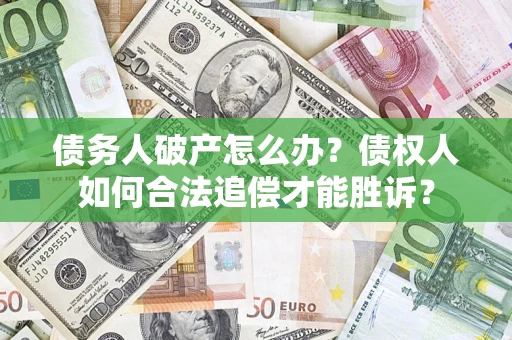 济南债务人破产怎么办？债权人如何合法追偿才能胜诉？