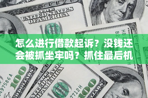 济南怎么进行借款起诉？没钱还会被抓坐牢吗？抓住最后机会！