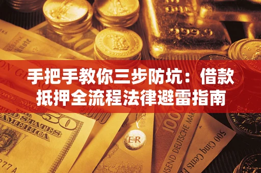济南手把手教你三步防坑：借款抵押全流程法律避雷指南