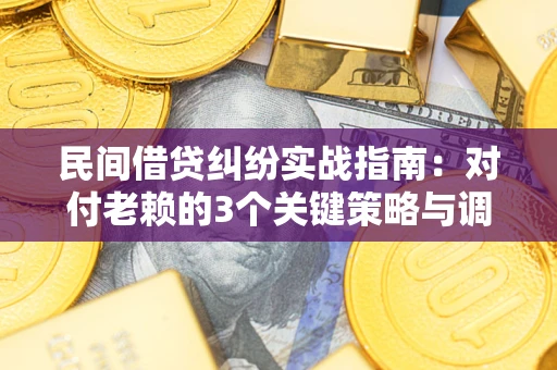 济南民间借贷纠纷实战指南：对付老赖的3个关键策略与调解盲区解析
